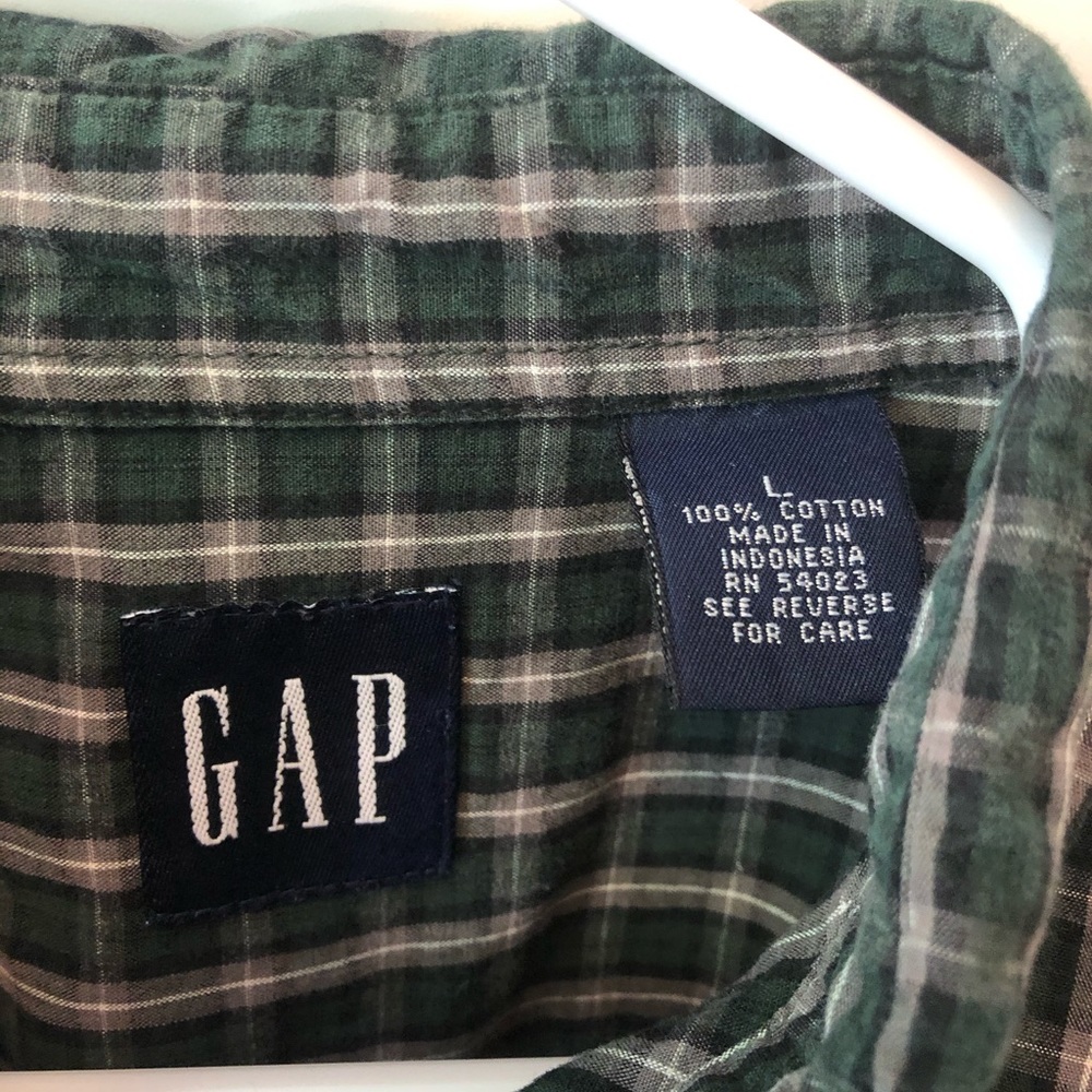 Plaid Button Down - image 3